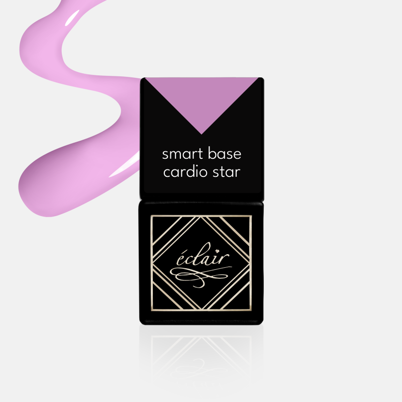 Smart Base CARDIO STAR – fioletowa baza hybrydowa i kolor – Eclair – 7 ml