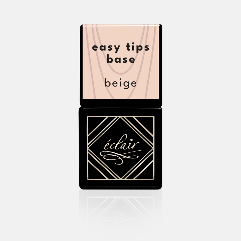 Easy Tips Base BEIGE – baza hybrydowa 7ml – naturalny beż – Eclair