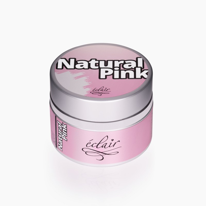 Natural Pink Gel UV – różowo-mleczny żel budujący do paznokci – Eclair – 50g