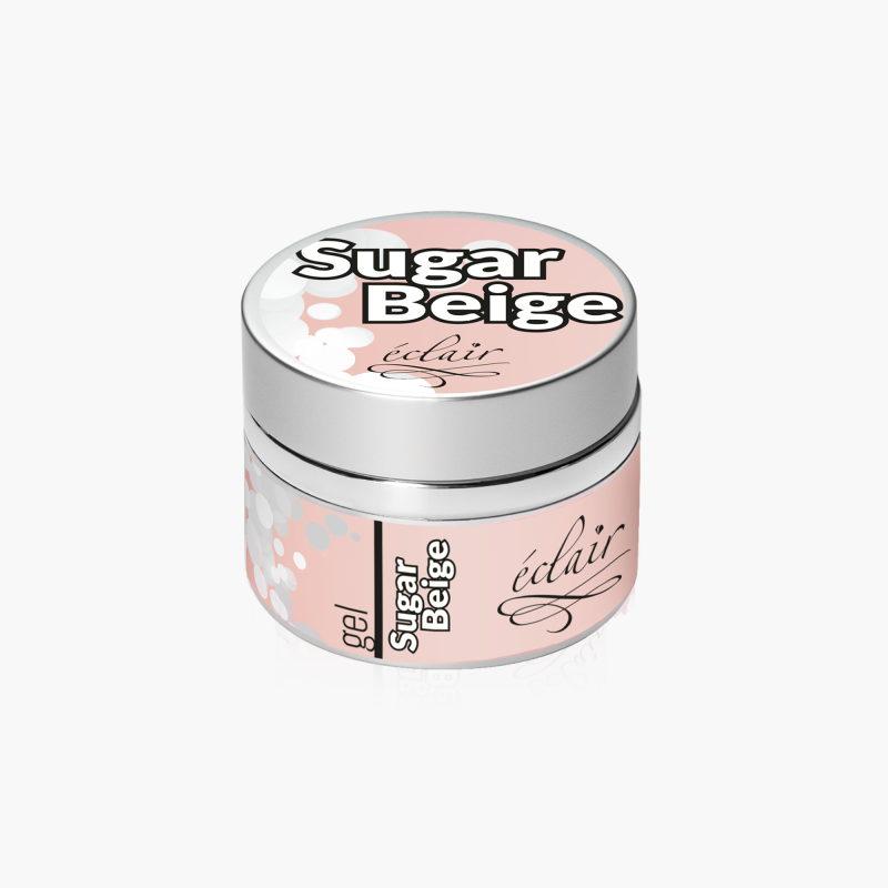 Sugar Beige Gel UV – beżowy żel budujący do paznokci – Eclair – 30g