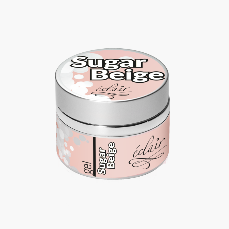 Sugar Beige Gel UV – beżowy żel budujący do paznokci – Eclair – 50g